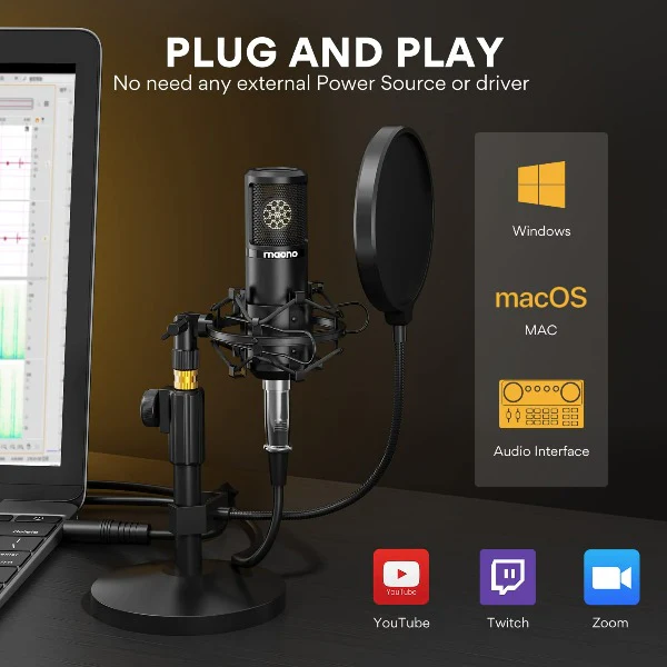 MAONO PM325T Condenser Microphone - Image 5