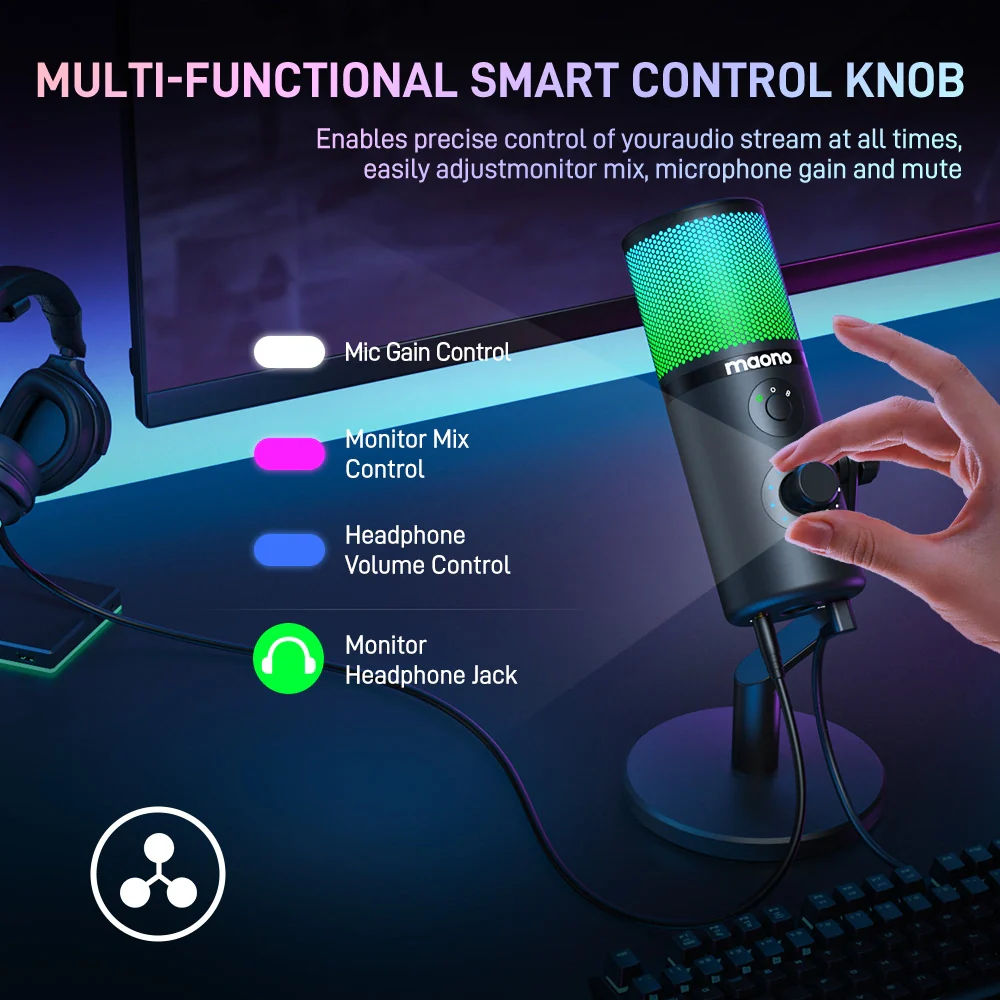 Maono DM50 Condenser Microphone - Image 7
