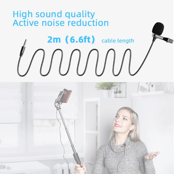 Maono AU-402 Lavalier Condenser Microphone - Image 4