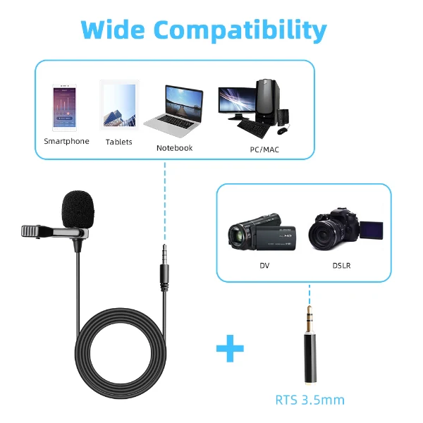 Maono AU-402 Lavalier Condenser Microphone - Image 5