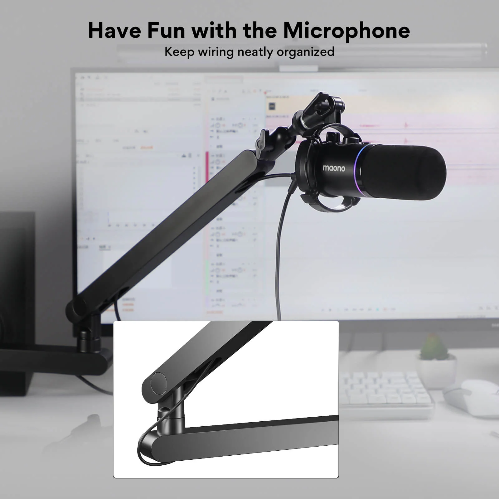 Maono BA92 Mic Boom Arm - Image 4
