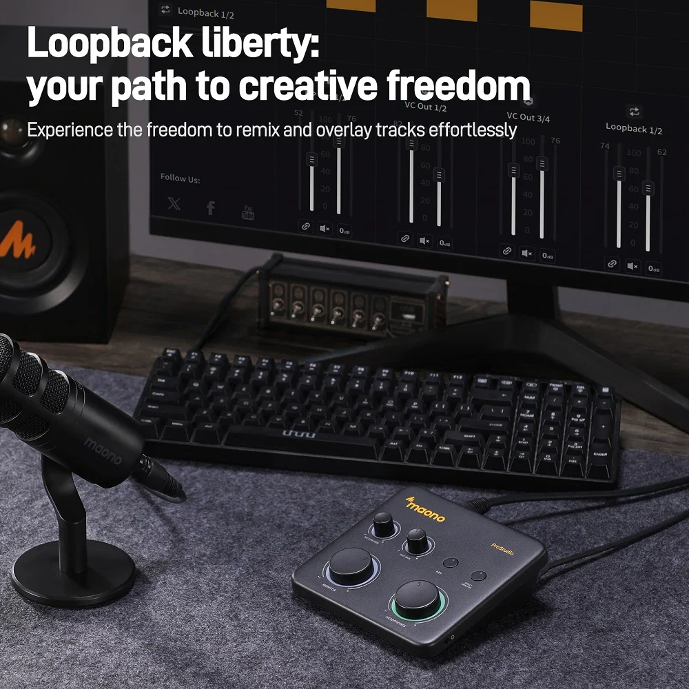 Maono PS22 Lite Audio Interface - Image 4