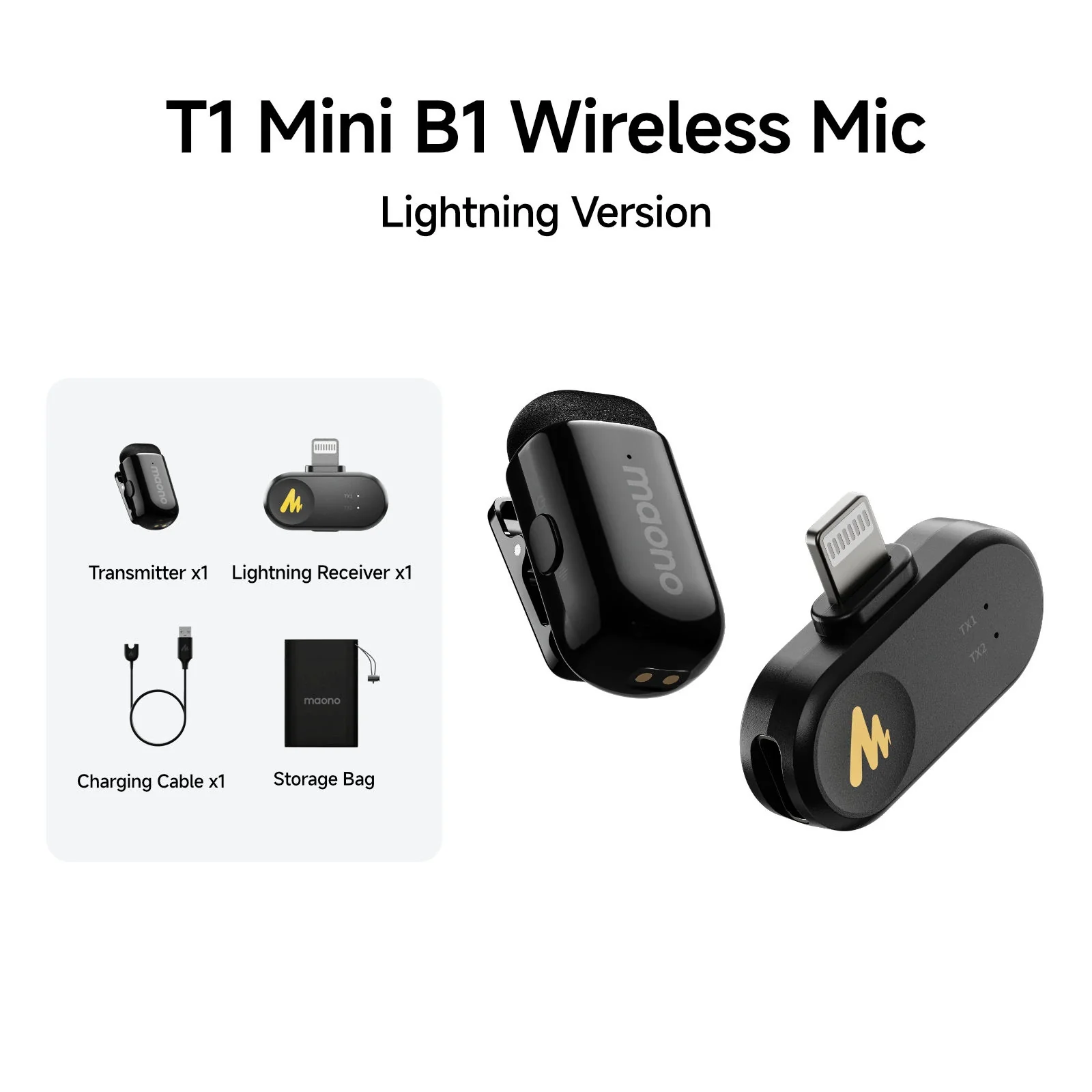 Maono T1 MINI Wireless Microphone - Image 15