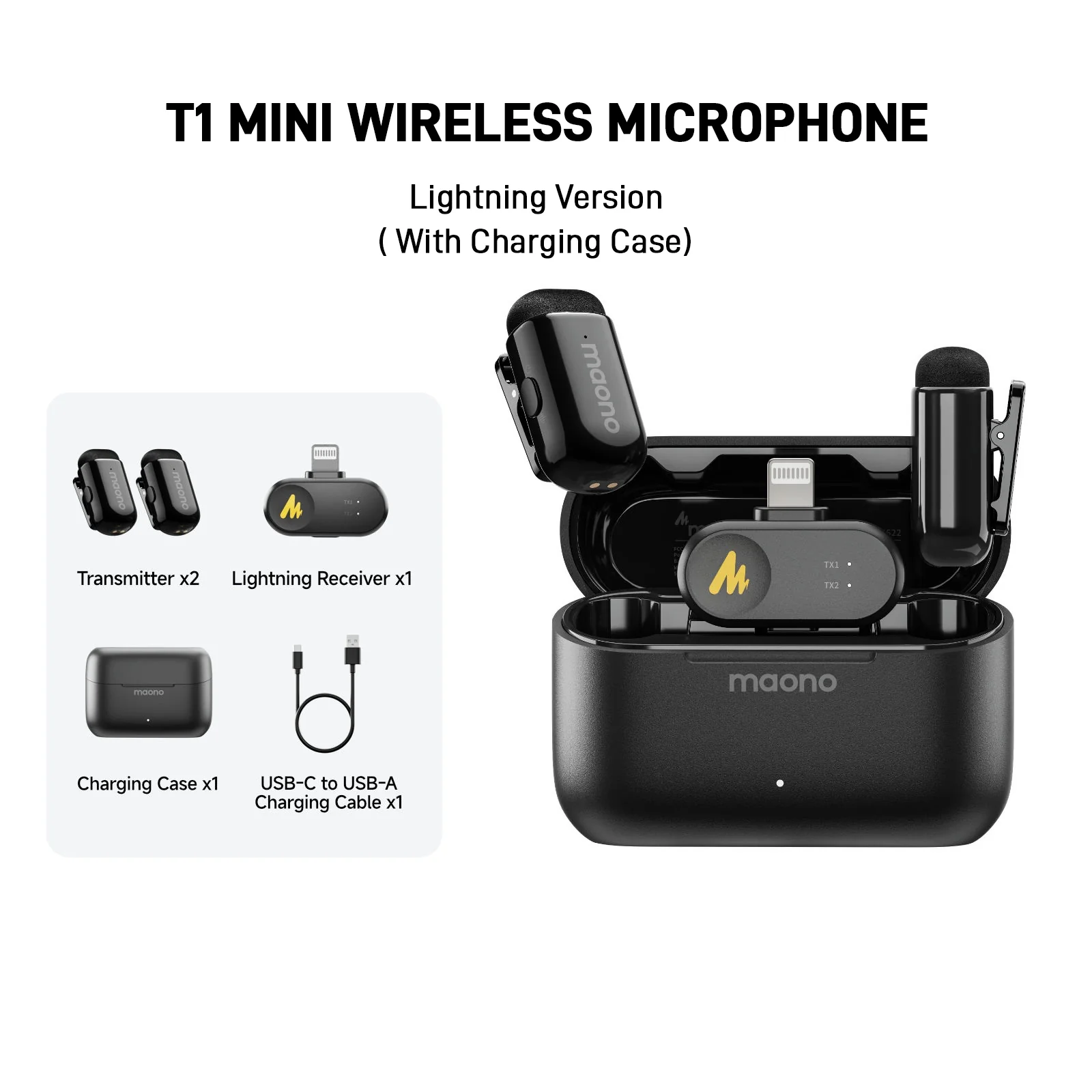 Maono T1 MINI Wireless Microphone - Image 16