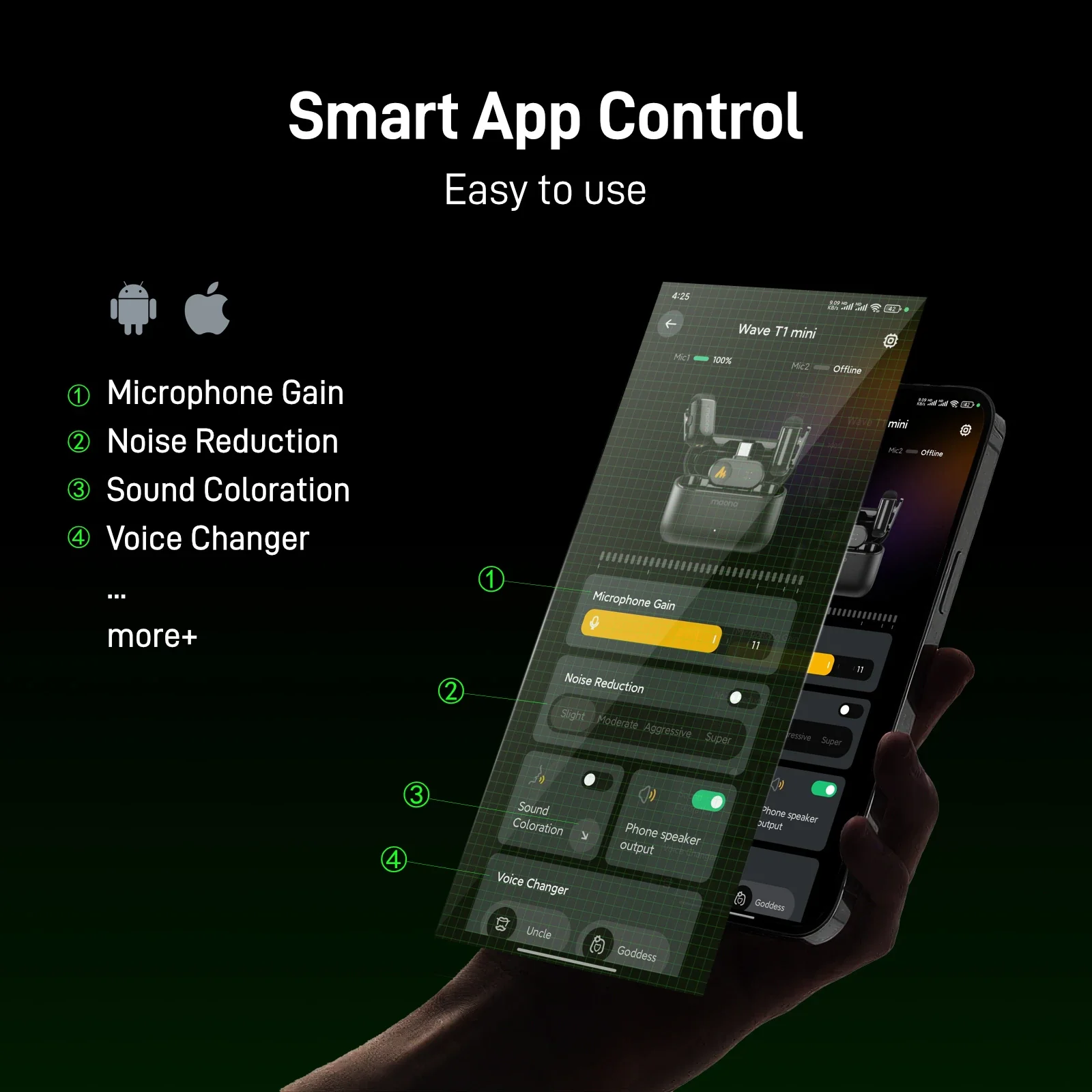 Maono T1 MINI Wireless Microphone - Image 8