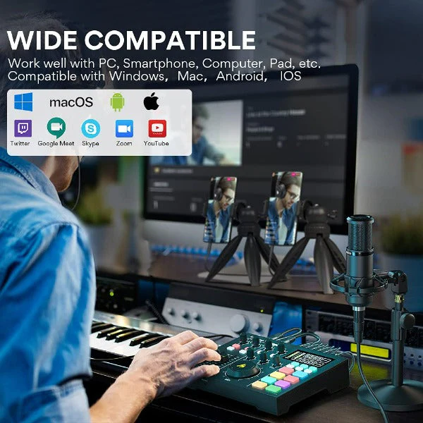 Maonocaster AM100 Audio Interface & Podcast Equipment - Image 6