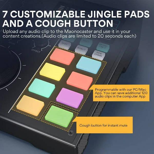 Maonocaster AM100 Audio Interface & Podcast Equipment - Image 7