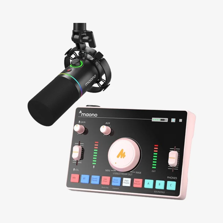 Maonocaster AMC2 NEO One-Stop Streaming Audio Mixer & Sound Card - Image 12