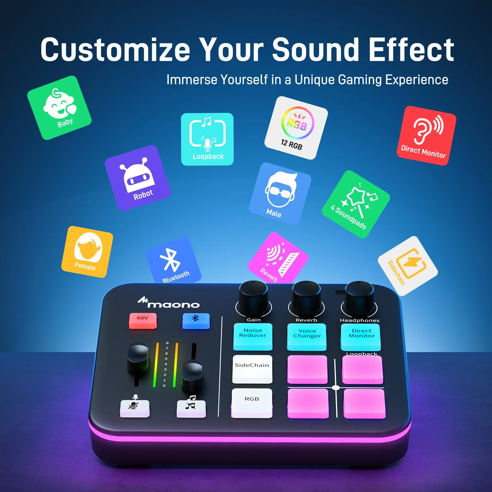 Maonocaster G1 NEO Audio Mixer & Interface - Image 4