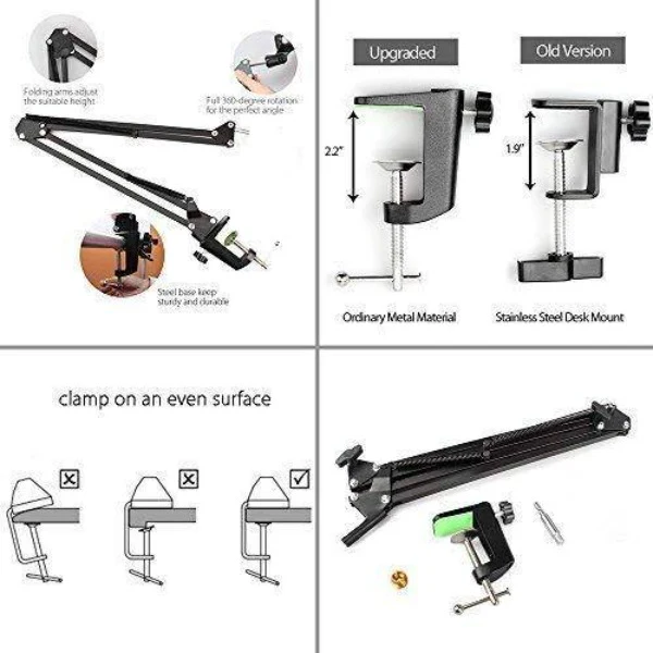 MAONO B01(BA20) Microphone Suspension Boom Scissor Arm Stand - Image 5