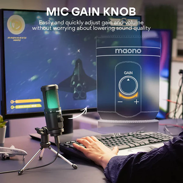 MAONO PM461 Series Condenser USB Microphone - Image 9