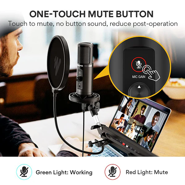 MAONO PM422 Podcast USB Microphone Plug & Play - Image 7