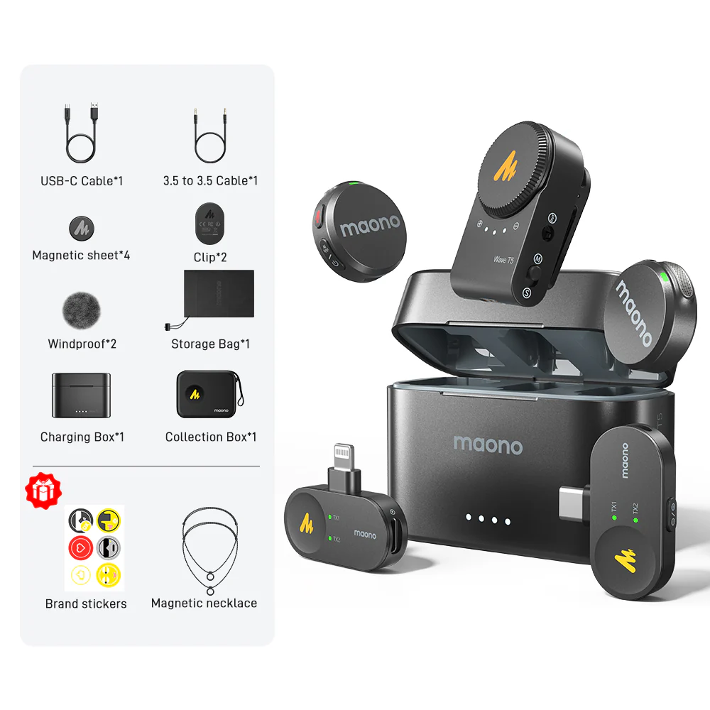 Maono T5 Wireless Microphone - Image 14