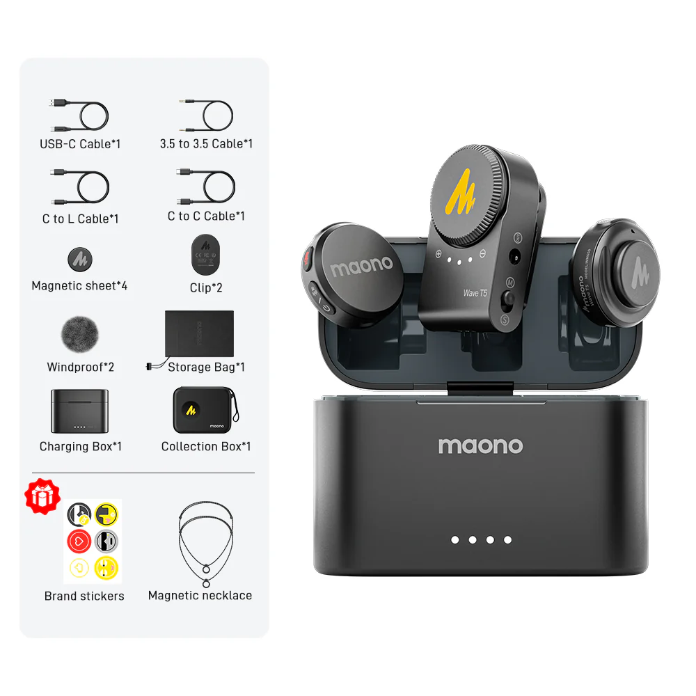 Maono T5 Wireless Microphone - Image 15