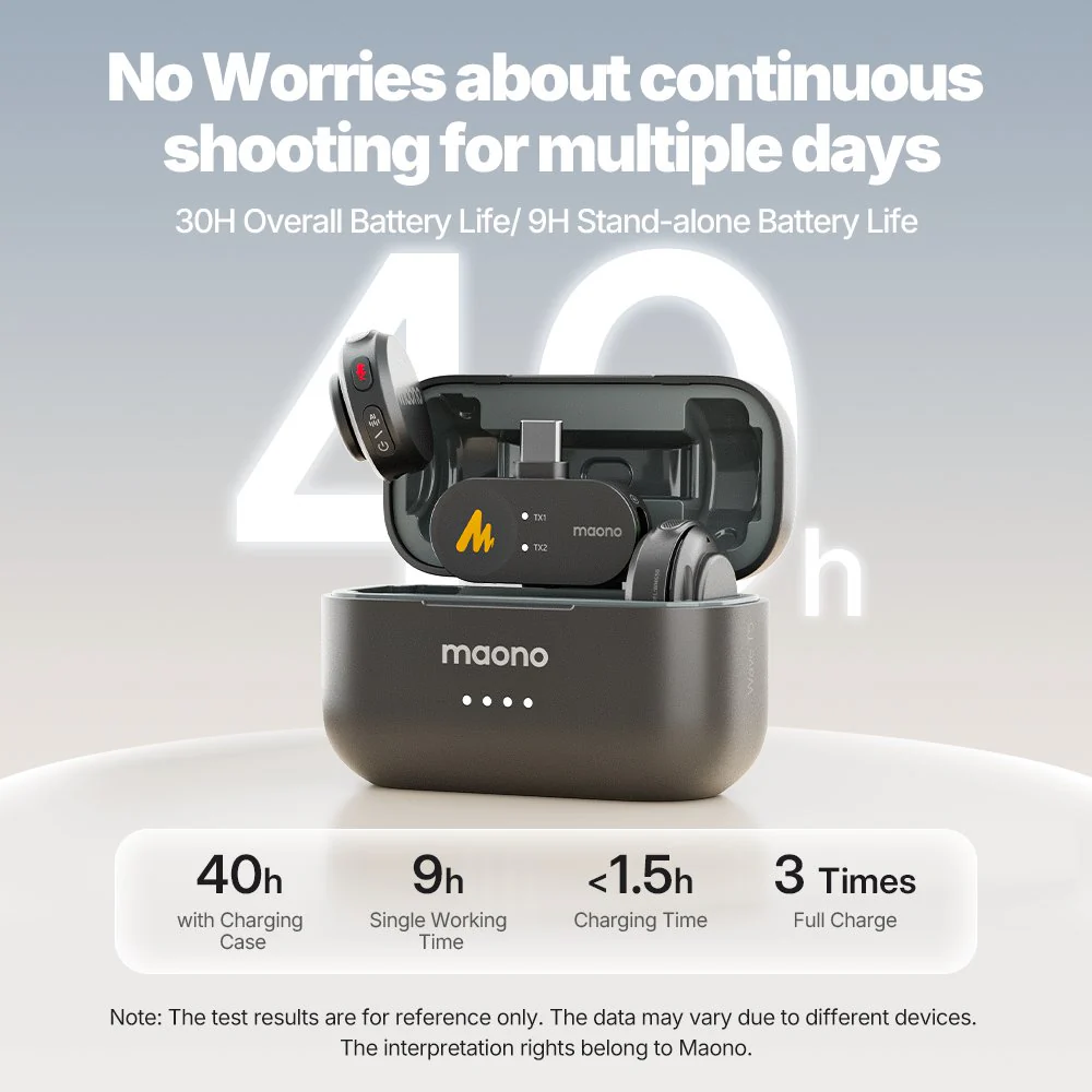 Maono T5 Wireless Microphone - Image 5