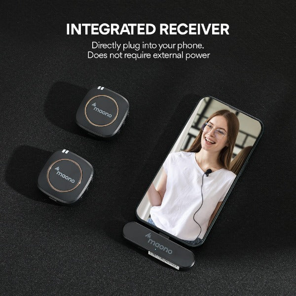 MAONO WM820 B2/C2 Dual-Person Compact Wireless System - Image 9